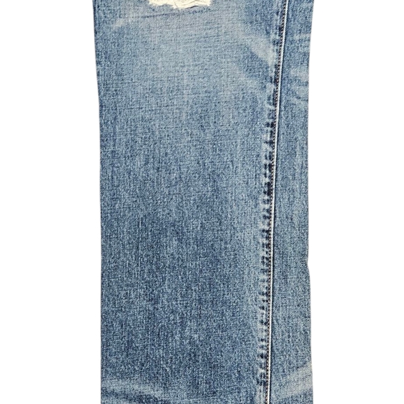 Abercrombie and Fitch slim straight Jeans Mens size 36/32 darkwash distressed - Picture 5 of 6